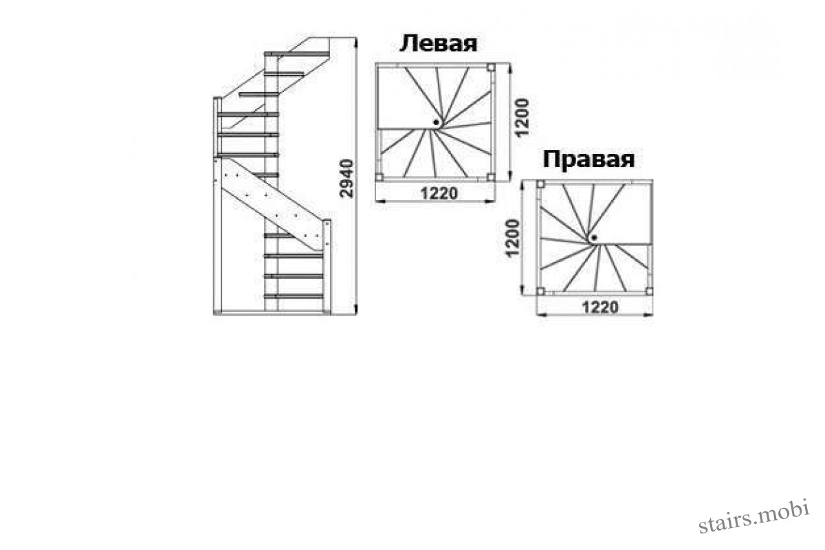 Стерлитамак. Винтовая лестница ЛС-1.2ХМ правая в категории Магазин.  Выгодная цена Цена 42 900 р.. Доставка по РФ. Акции и скидки.